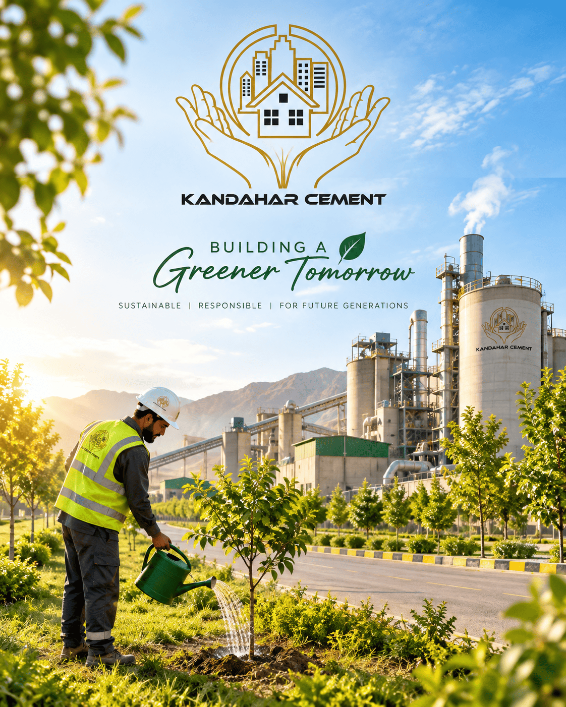 Sustainable cement production at KCF