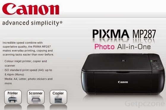 Canon PIXMA MP287 Driver Free Download