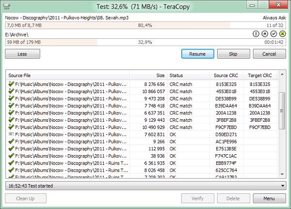 TeraCopy 3.26 Final Download 32-64 Bit