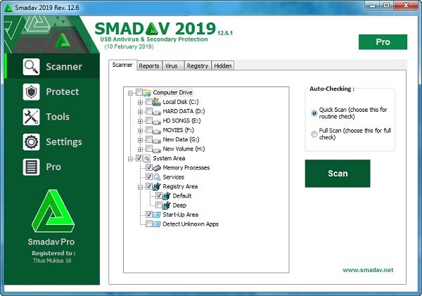 Smadav Antivirus Ver 12.6 (2019) Free Download (Getpczone)