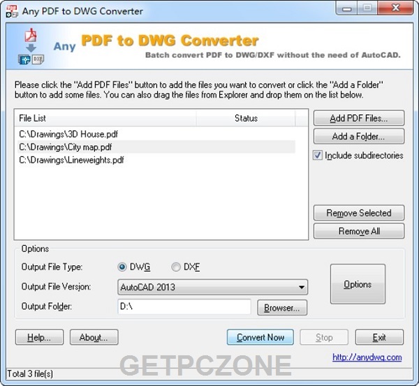Any DWG to PDF Converter 2020 Downlaod Free