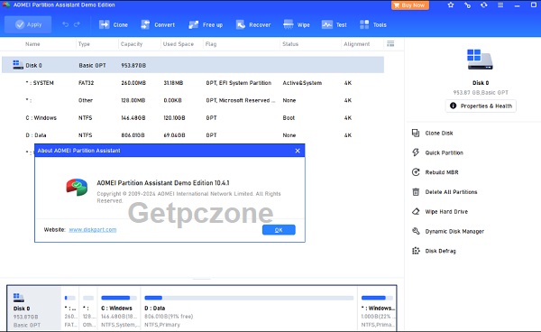 AOMEI Partition Assistant 10.10 Download