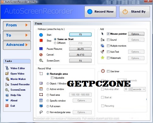 AutoScreenRecorder Pro 5.0 Free Download