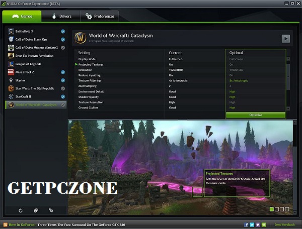 Download NVIDIA GeForce Experience 3.25.0.84