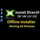 DirectX 9, 10, 11.2, 12 Offline Installer Download 32-64-bit