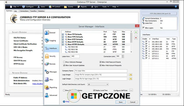 Cerberus FTP Server Enterprise 12.7.2 Download