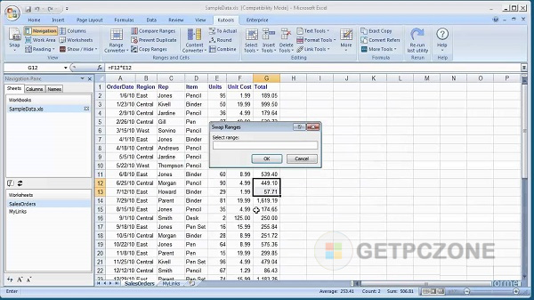 Kutools for Excel 21 Free Download