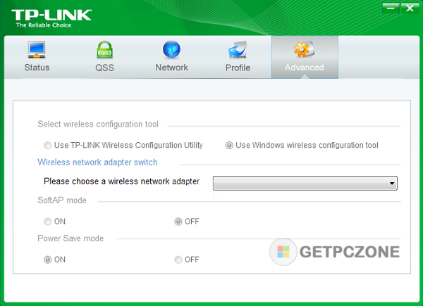 TP-LINK Wireless Configuration Utility Download for Windows 10