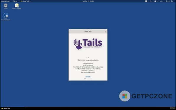 Tails 5.11 Live Boot ISO-USB Download x64
