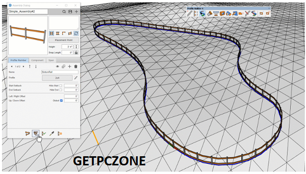 Profile builder plugin for sketchup