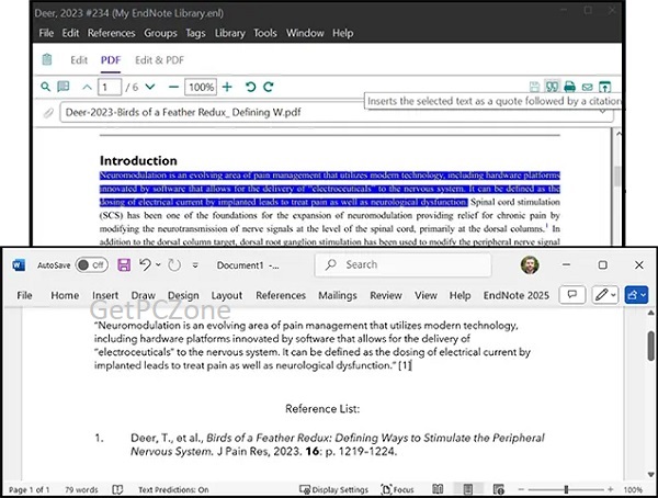 EndNote 2025.2 Free Download