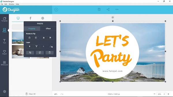 FotoJet Designer 2026 Portable for Windows