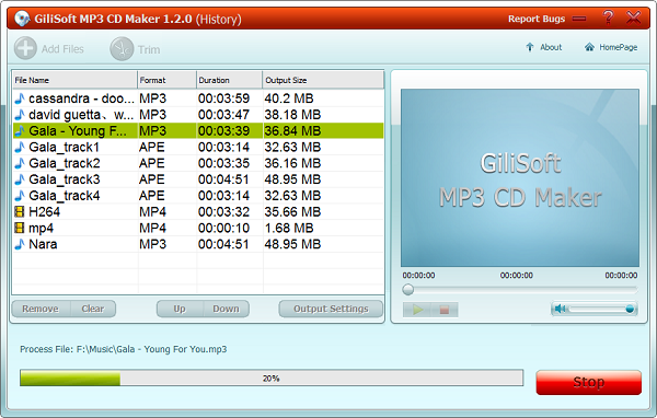 GiliSoft MP3 CD Maker Free Download