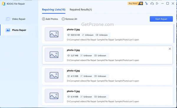 4DDiG File Repair online free