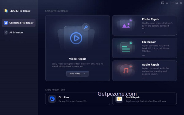 4ddig file repair windows 10